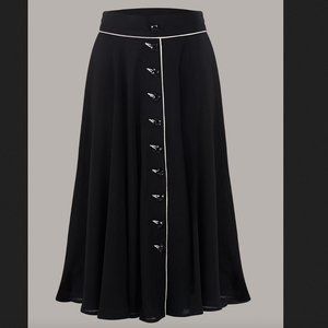 Rita Skirt in Black | Authentic Vintage 1940's